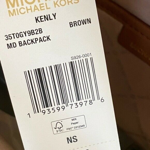 MICHAEL KORS MD KENLY SIGNATURE BACKPACK&WALLET - Picture 12 of 12